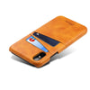 Leather iPhone X Card Case - Semper Fi Leather
