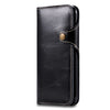 Black Waxy Leather iPhone Wallet Case - Semper Fi Leather