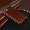 Orange Leather iPhone Wallet Case - Semper Fi Leather