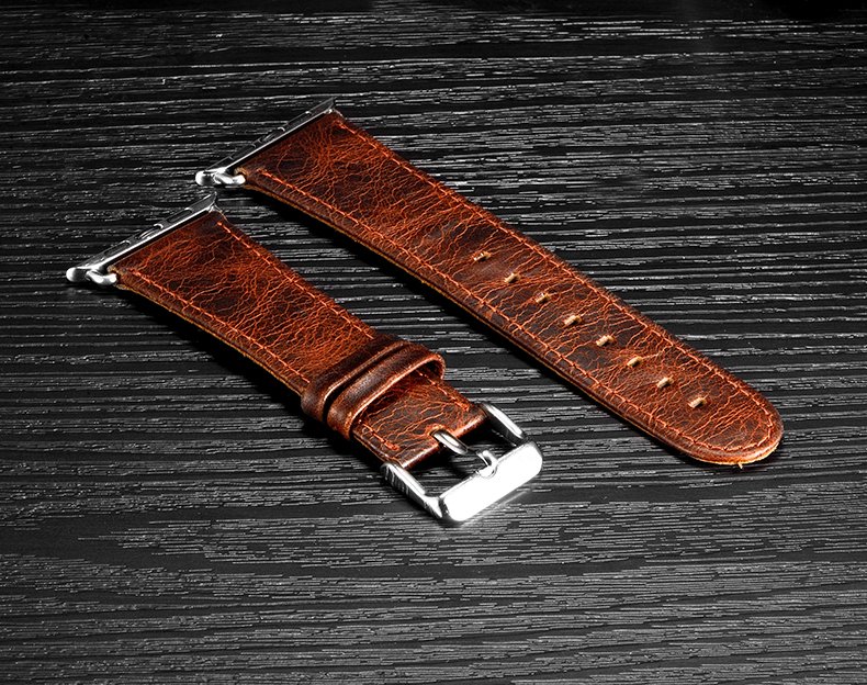 Genuine Leather Apple Watch Strap - Semper Fi Leather