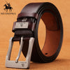 NO.ONEPAUL cow genuine leather luxury strap male belts for men new fashion classice vintage pin buckle men belt High Quality - Semper Fi Leather