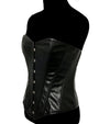 Leather Corset Color - Black - Semper Fi Leather