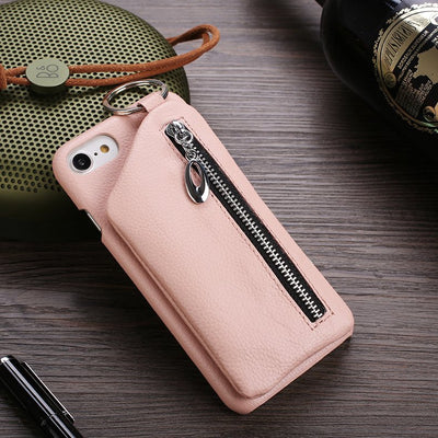 Genuine Leather iPhone Pocket Case - Semper Fi Leather