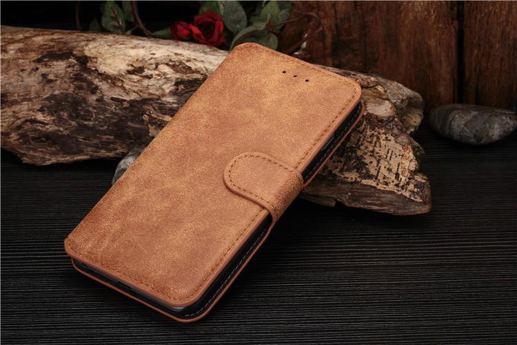 Brown Leather iPhone Wallet Case - Semper Fi Leather