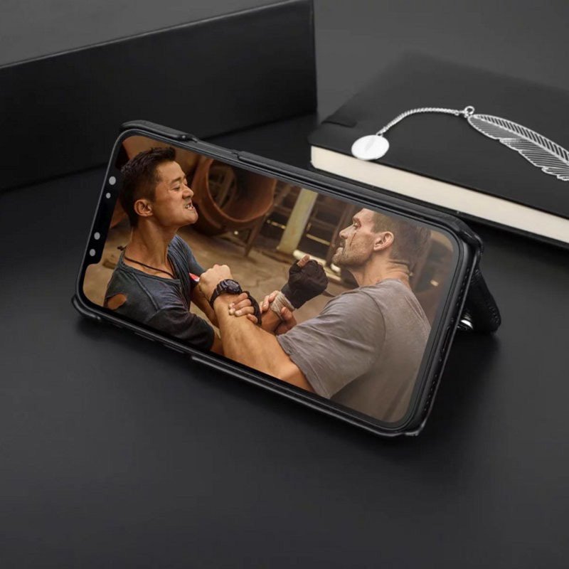Genuine Leather iPhone X Pocket Case - Semper Fi Leather