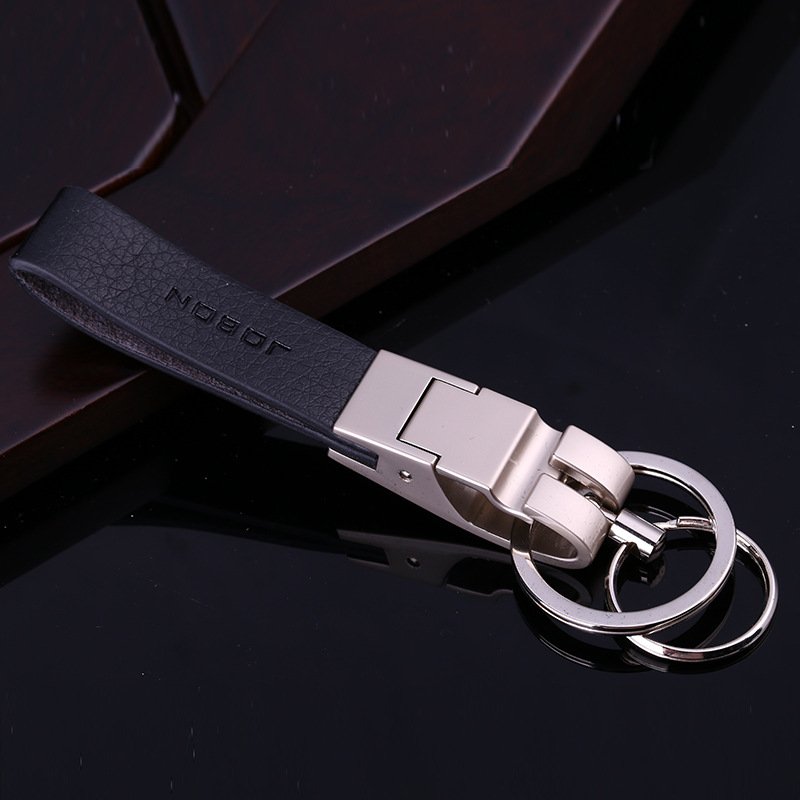 Luxury Leather Strap Keychain - Semper Fi Leather