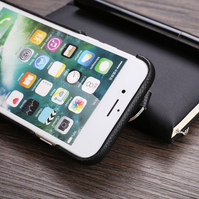 Genuine Leather iPhone Pocket Case - Semper Fi Leather