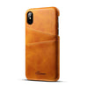 Leather iPhone X Card Case - Semper Fi Leather