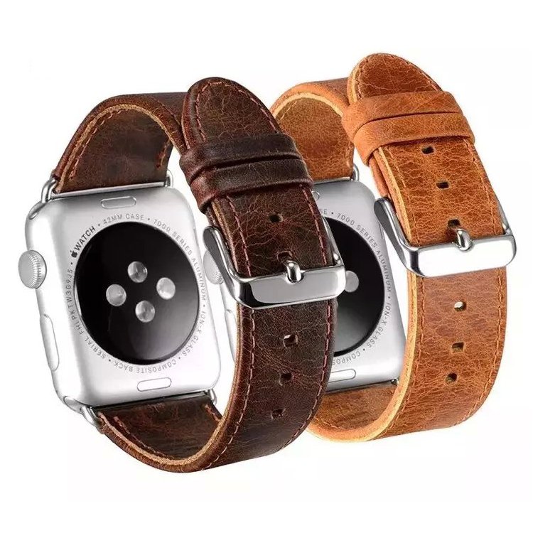 Genuine Leather Apple Watch Strap - Semper Fi Leather