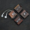 Leather Earphone Cable Organizer - Semper Fi Leather