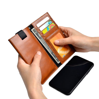 Business Style Smartphone Wallet - Semper Fi Leather