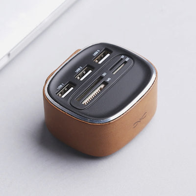 Genuine Leather Usb Hub - Semper Fi Leather