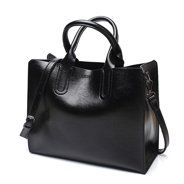 ACELURE Leather Handbags Big Women Bag High Quality Casual Female Bags Trunk Tote Spanish Brand Shoulder Bag Ladies Large Bolsos - Semper Fi Leather