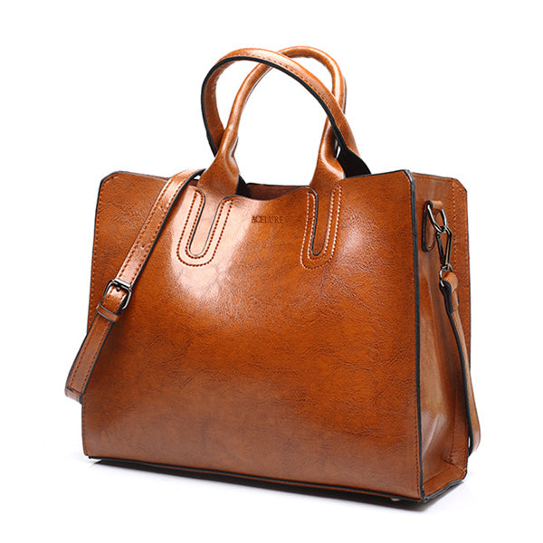 ACELURE Leather Handbags Big Women Bag High Quality Casual Female Bags Trunk Tote Spanish Brand Shoulder Bag Ladies Large Bolsos - Semper Fi Leather