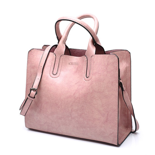 ACELURE Leather Handbags Big Women Bag High Quality Casual Female Bags Trunk Tote Spanish Brand Shoulder Bag Ladies Large Bolsos - Semper Fi Leather