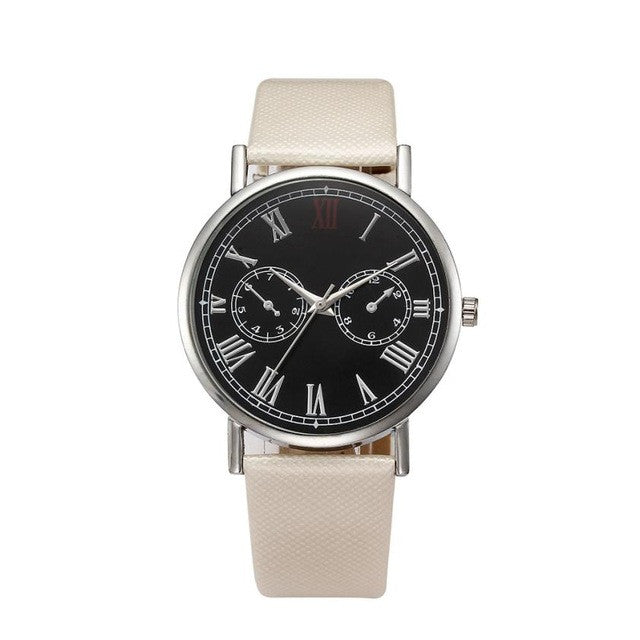 Luxury Top Brand Men Watch Retro Design Leather Band Analog Alloy Quartz Stainless Steel Business Wrist Watch relogio masculino - Semper Fi Leather