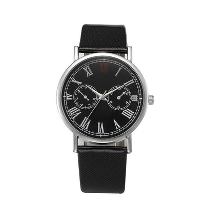 Luxury Top Brand Men Watch Retro Design Leather Band Analog Alloy Quartz Stainless Steel Business Wrist Watch relogio masculino - Semper Fi Leather