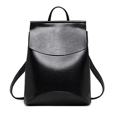 Fashion Women Backpack High Quality Youth Leather Backpacks for Teenage Girls Female School Shoulder Bag Bagpack mochila - Semper Fi Leather