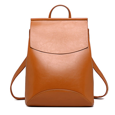 Fashion Women Backpack High Quality Youth Leather Backpacks for Teenage Girls Female School Shoulder Bag Bagpack mochila - Semper Fi Leather