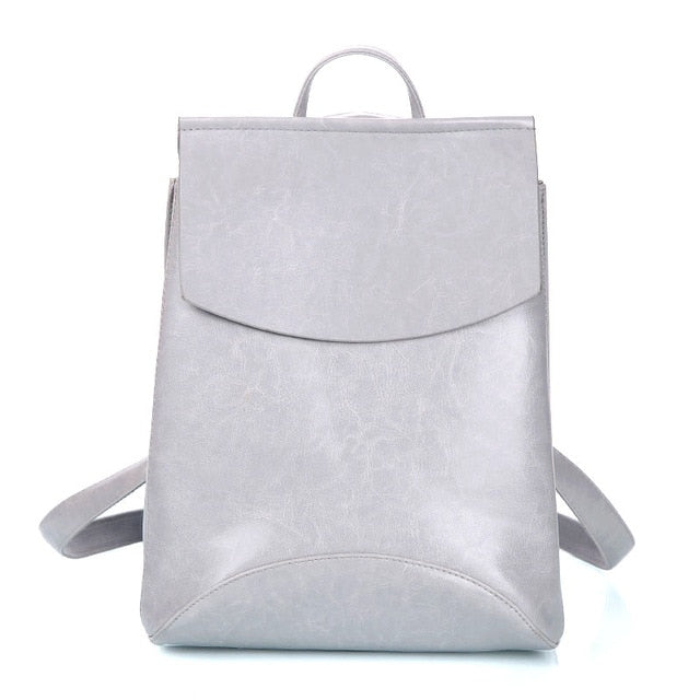 Fashion Women Backpack High Quality Youth Leather Backpacks for Teenage Girls Female School Shoulder Bag Bagpack mochila - Semper Fi Leather