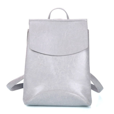 Fashion Women Backpack High Quality Youth Leather Backpacks for Teenage Girls Female School Shoulder Bag Bagpack mochila - Semper Fi Leather