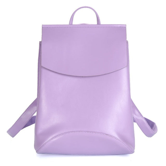Fashion Women Backpack High Quality Youth Leather Backpacks for Teenage Girls Female School Shoulder Bag Bagpack mochila - Semper Fi Leather