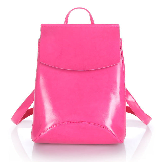 Fashion Women Backpack High Quality Youth Leather Backpacks for Teenage Girls Female School Shoulder Bag Bagpack mochila - Semper Fi Leather
