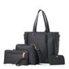 Women Bag Set Top-Handle Big Capacity Female Tassel Handbag Fashion Shoulder Bag Purse Ladies PU Leather Crossbody Bag - Semper Fi Leather