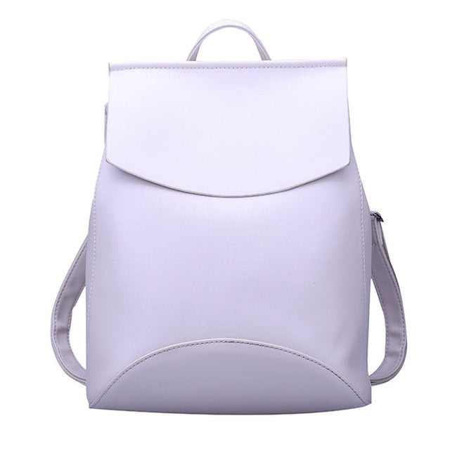 Fashion Women Backpack High Quality Youth Leather Backpacks for Teenage Girls Female School Shoulder Bag Bagpack mochila - Semper Fi Leather