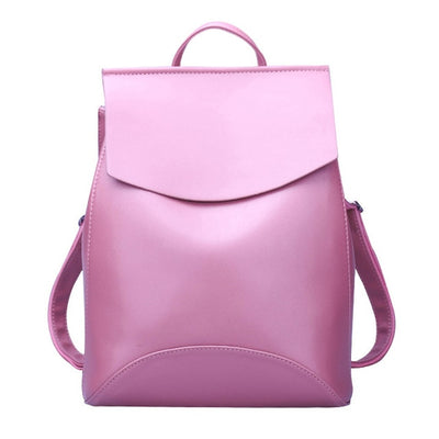 Fashion Women Backpack High Quality Youth Leather Backpacks for Teenage Girls Female School Shoulder Bag Bagpack mochila - Semper Fi Leather
