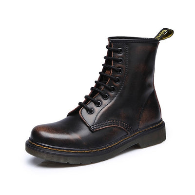 2018 Boots Women Genuine Leather Shoes For Winter Boots Shoes Woman Fashion Warm Genuine Leather Botas Mujer Female Ankle Boots - Semper Fi Leather