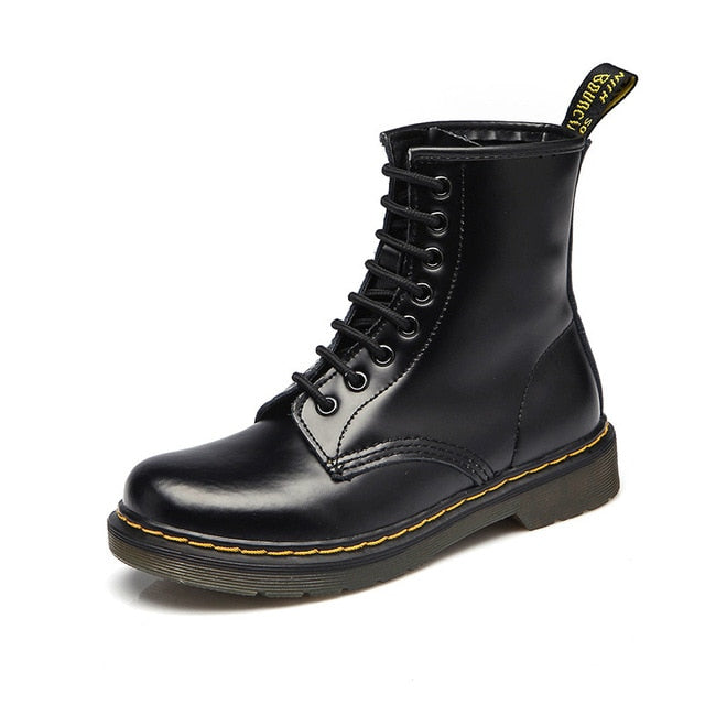 2018 Boots Women Genuine Leather Shoes For Winter Boots Shoes Woman Fashion Warm Genuine Leather Botas Mujer Female Ankle Boots - Semper Fi Leather