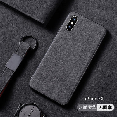 Motorsport AMG Gran Turismo GTR Turn fur cover case for iphone 6 6S plus 7 plus 8 plus X XR XS MAX Luxury car phone leather case - Semper Fi Leather